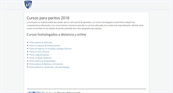 Desktop Screenshot of cursoperito.com
