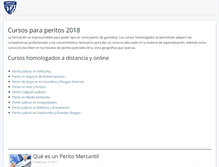 Tablet Screenshot of cursoperito.com